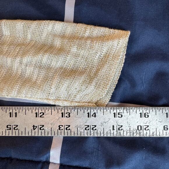 New Directions Beige & Gold High-Low Sweater Dress – Medium - Picture 4 of 8